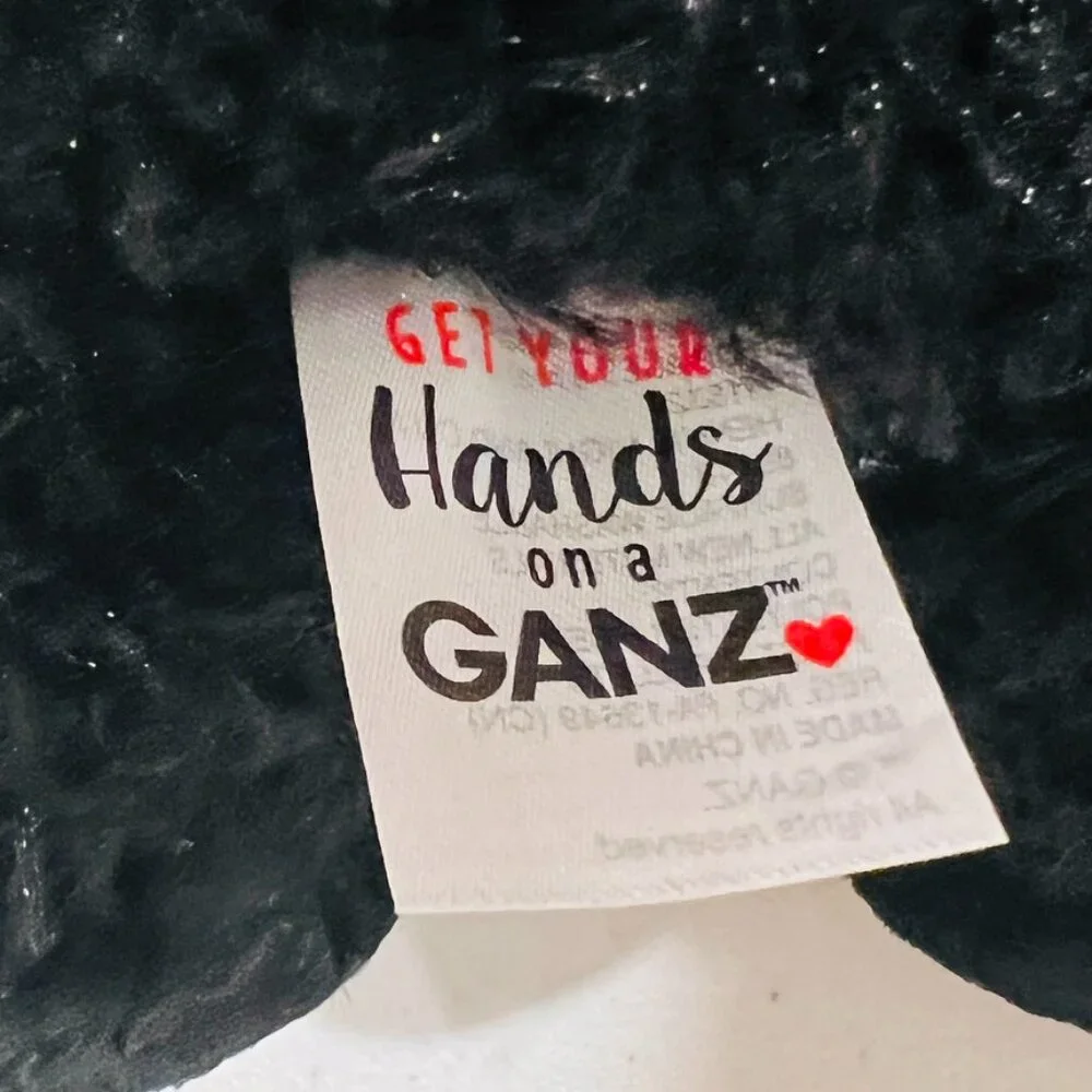 Baby Ganz H15329 HENNIE HIGHLAND COW Black Plush Stuffed Animal NWT RARE - Picture 6 of 7